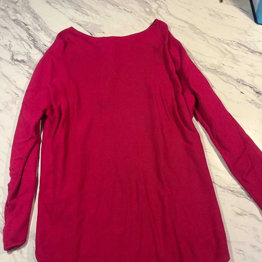Vibrant Pink Long Sleeve Top